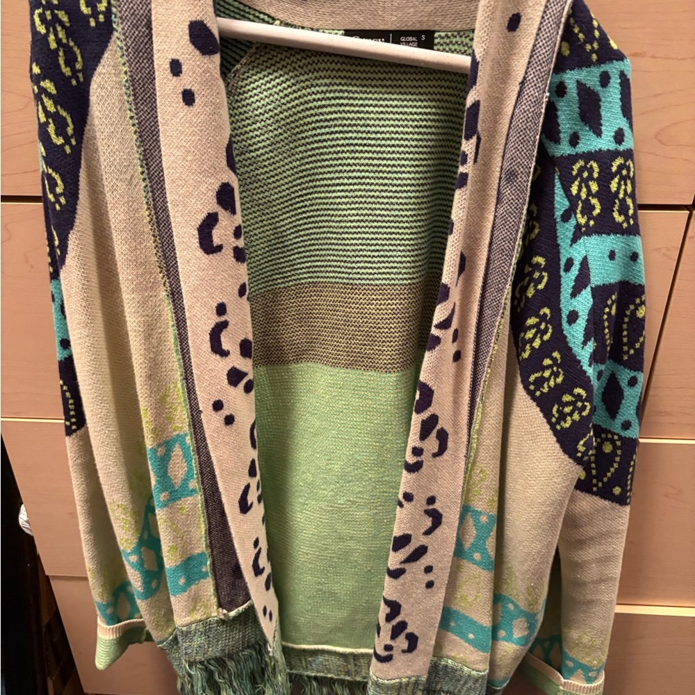 Chic Multicolor Women's Cardigan